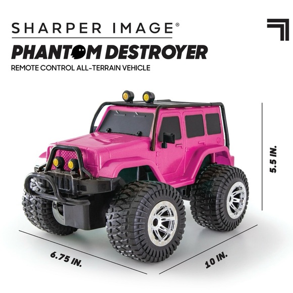 RC All-Terrain Phantom Destroyer Toy Car, Off Road Action Rugged Roll Bar Design - Picture 6 of 9